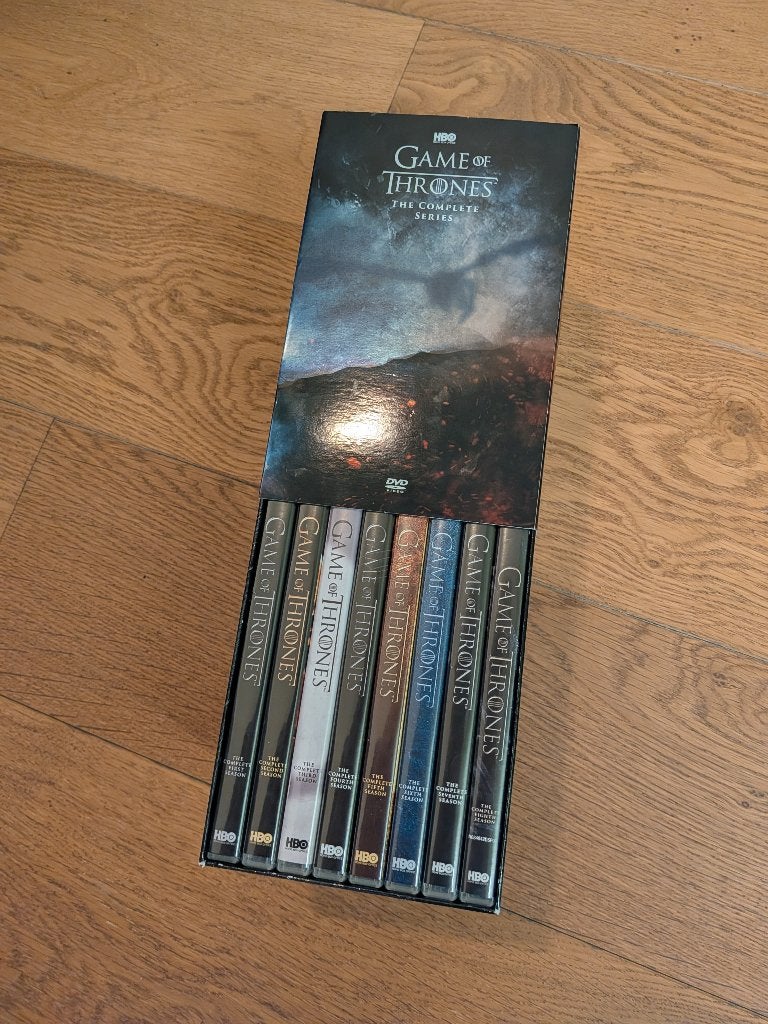 La saison 1 à 8 de Game of Thrones (DVD), Coffret, Comme neuf, À partir de 12 ans, Action et Aventure