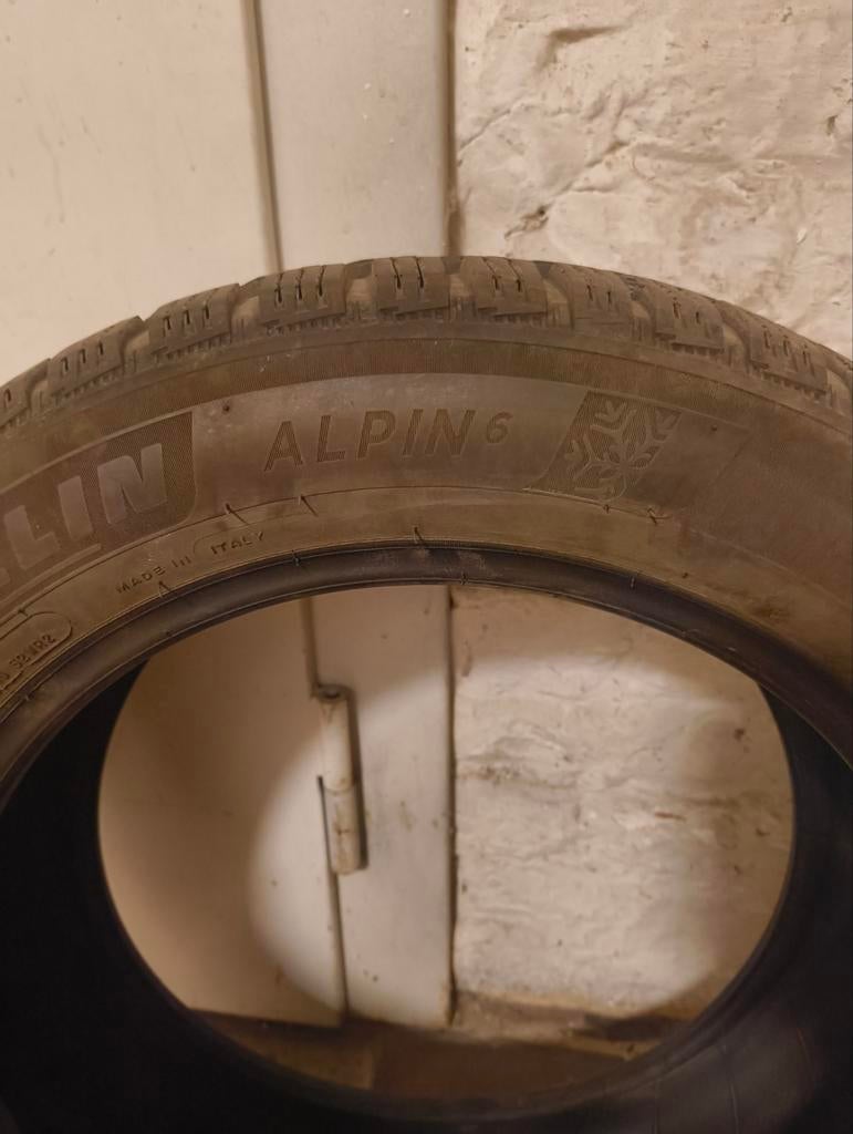 4 Michelin Alpin 6 winterbanden, Auto-onderdelen, Ophalen, Gebruikt, 16 inch, Band(en)