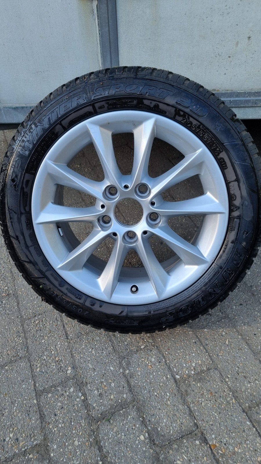 velgen met winterbanden bmw 1 serie, Enlèvement