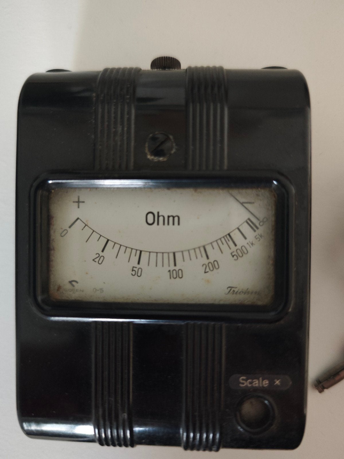 Ancien Ohmmètre Gossen Triohm avec étui cuir d'origine, Antiquités & Art, Antiquités | TV & Hi-Fi, Enlèvement