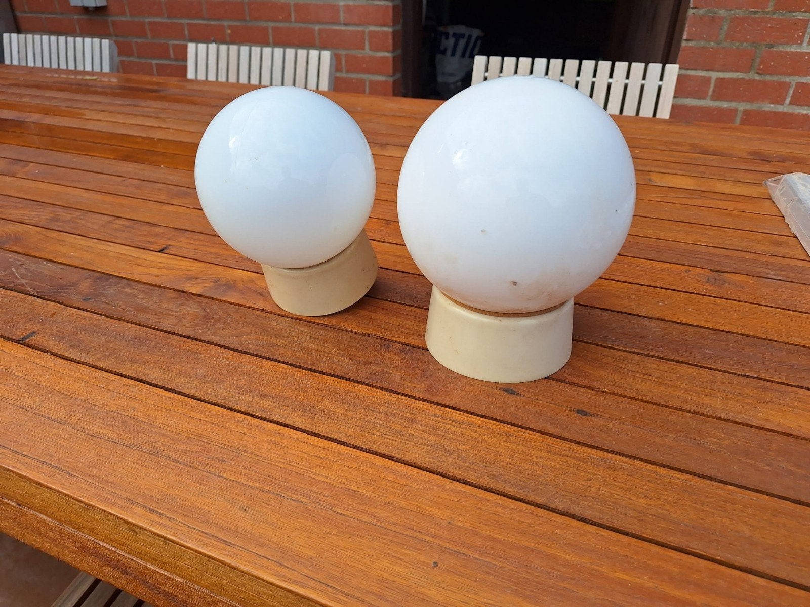 Lampes de table rétro vintage - lot de 2, Maison & Meubles, Enlèvement