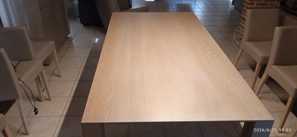 eettafel 8 personen, Huis en Inrichting, Tafels | Eettafels, Ophalen, 50 tot 100 cm, Eikenhout, 50 tot 100 cm