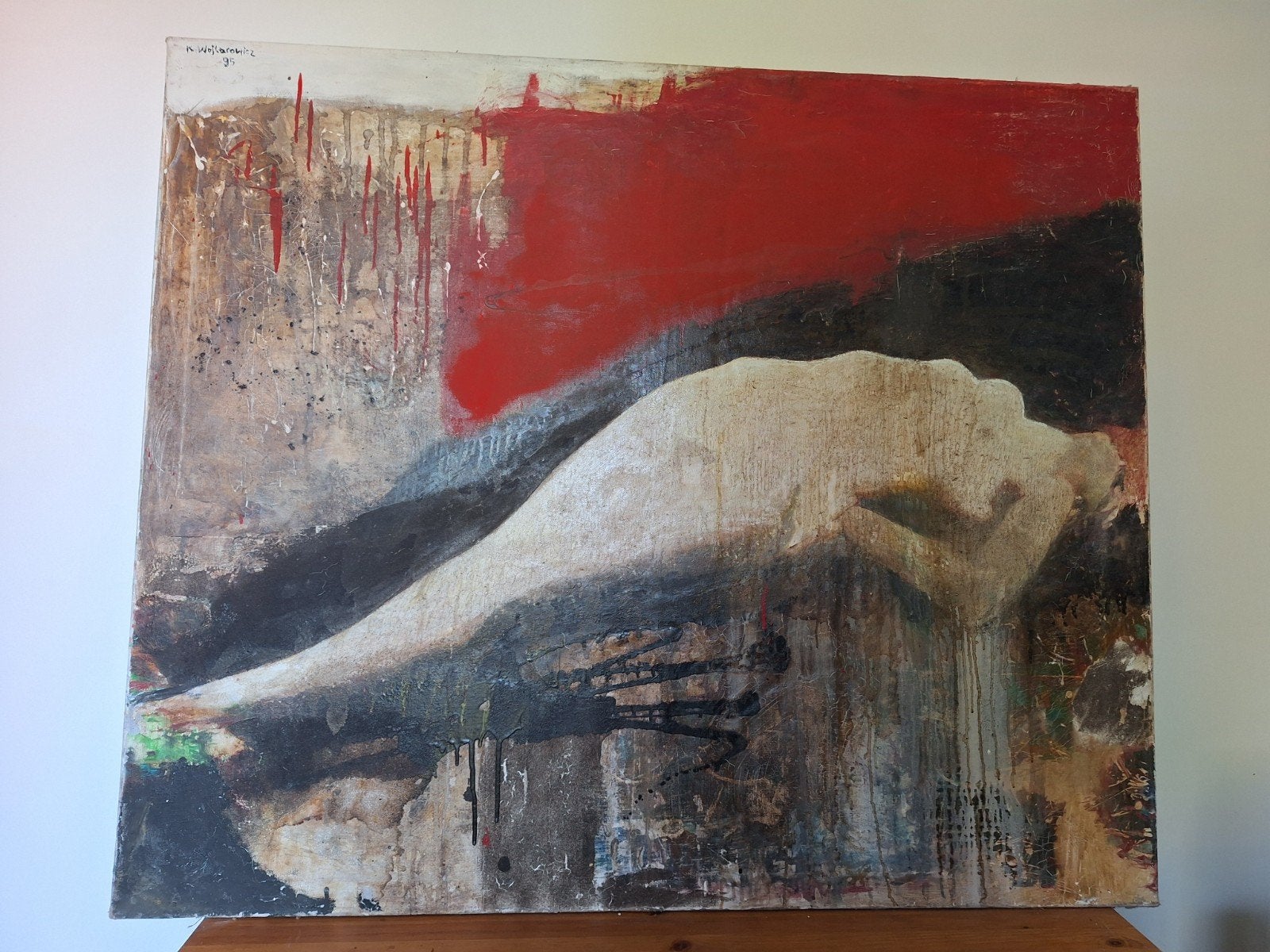 Schilderij K. Wojtarowicz, Ophalen