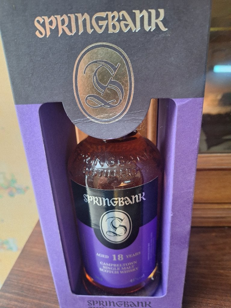 Whisky Springbank 18 ans, Verzamelen, Ophalen of Verzenden