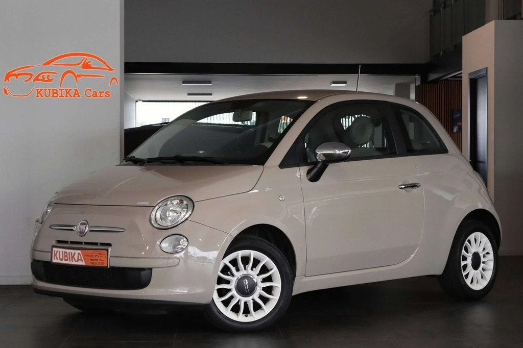 Fiat 500 500 1.2i Airco Elek. Ruiten Garantie* (bj 2014), 4 zetels, Gebruikt, 4 cilinders, Beige
