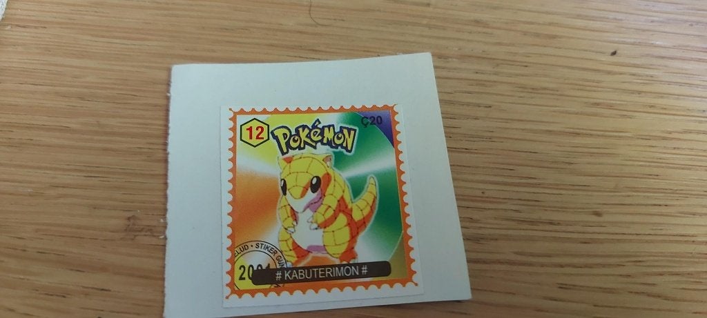 pokemon postzegel zeldzaam gelimiteerd Sandshrew, Ophalen of Verzenden, Nieuw, Overige typen
