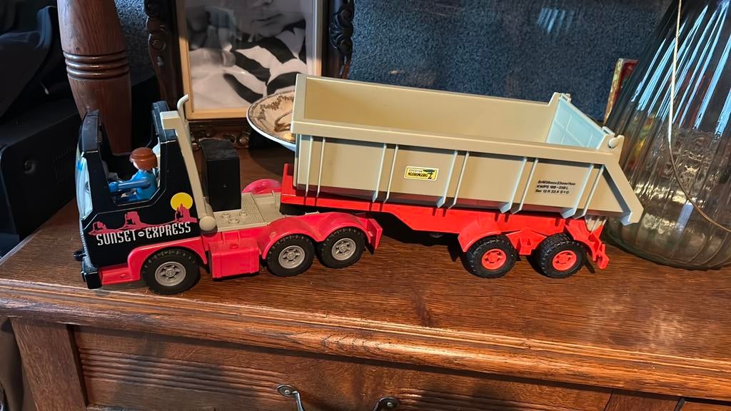 Playmobil vrachtwagen, Enlèvement, Utilisé, Bus ou Camion, Autres marques