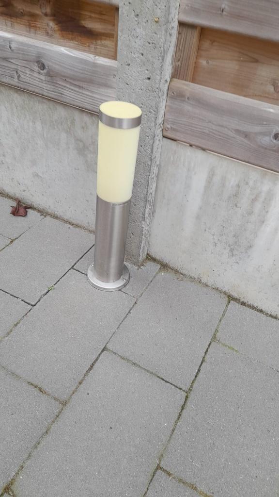 6 aluminium tuinlampen, Tuin en Terras, Ophalen, Gebruikt, Staande lamp, Aluminium