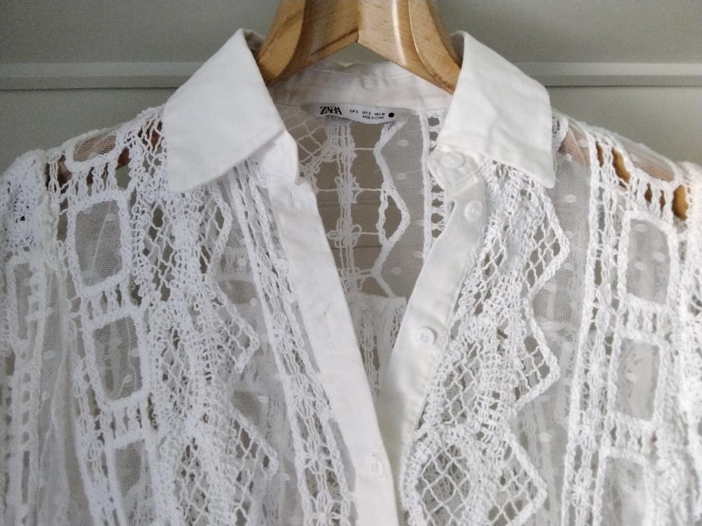 Zomerbloes, Comme neuf, Enlèvement, Blanc, Zara