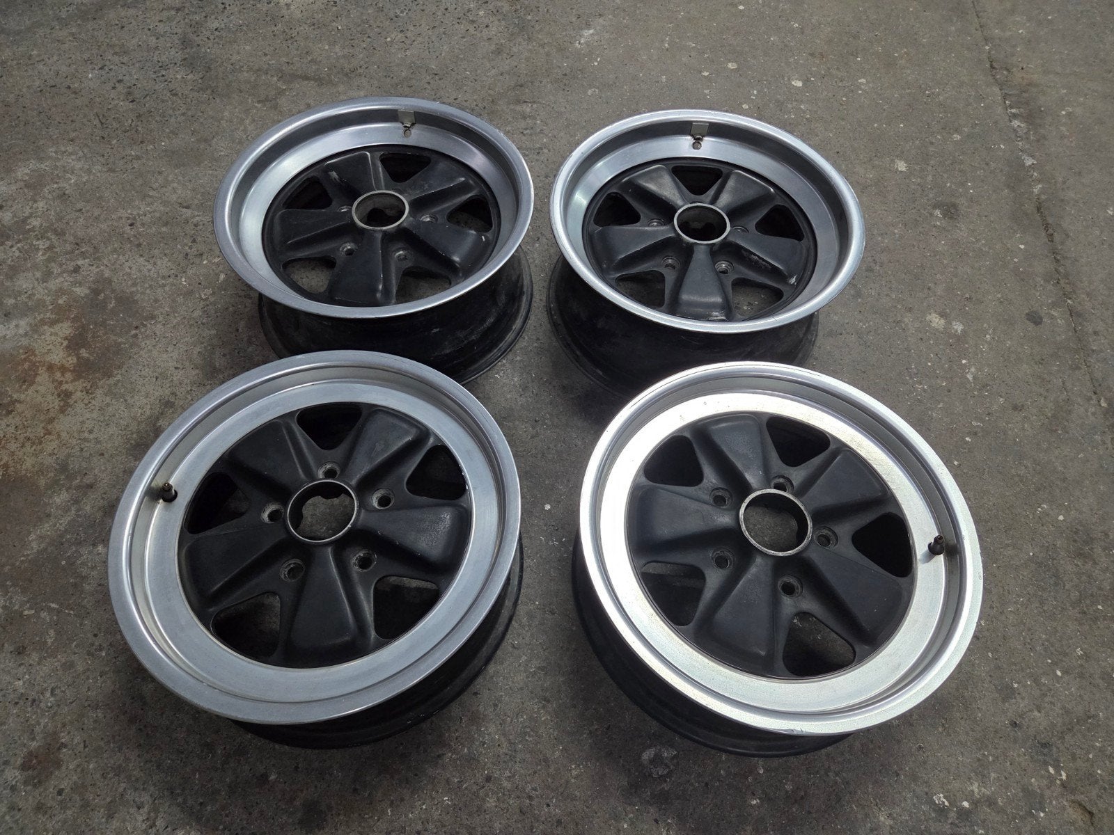 Jantes Porsche Fuchs 6 et 7 x 16 d'origine, Enlèvement, Jante(s)