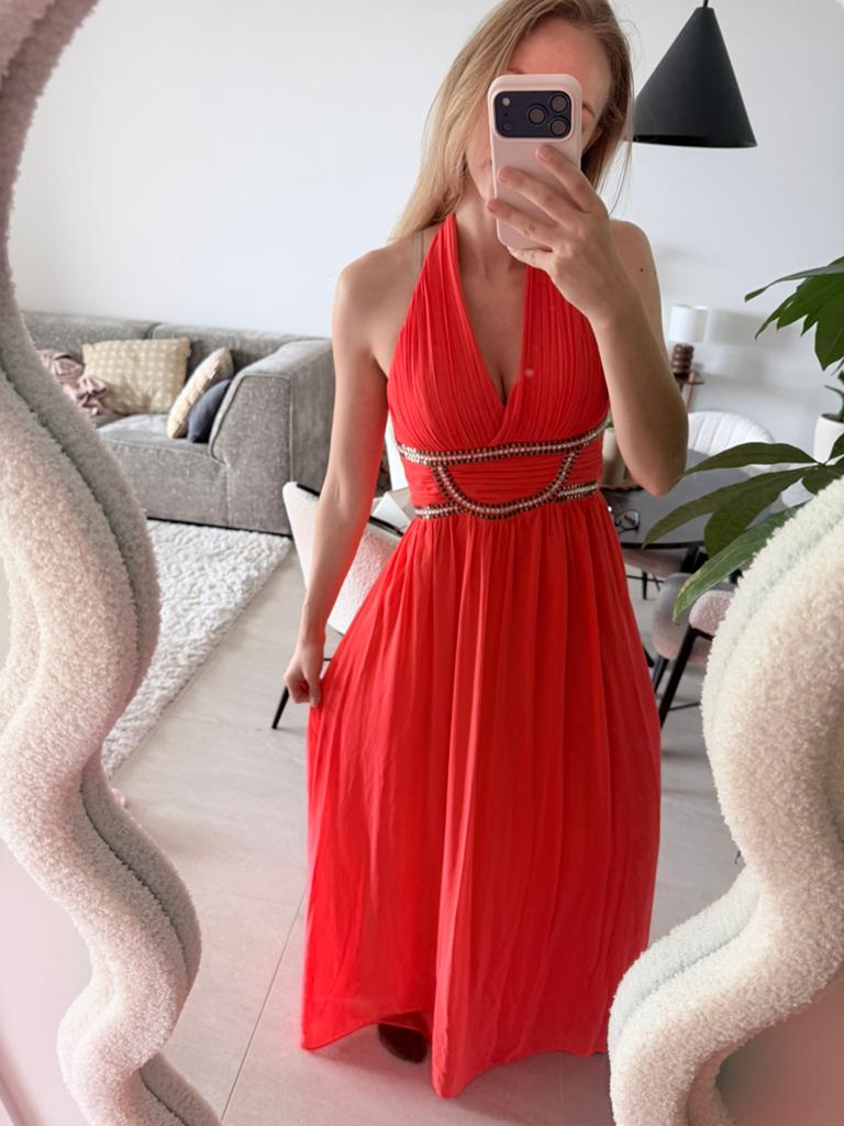 Robe de soirée ou de gala Jane Norman, Robe de gala, Enlèvement ou Envoi, Rose, Taille 36 (S)