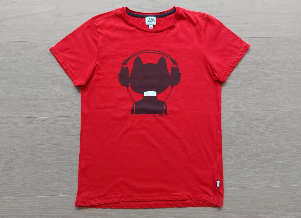 KARL LAGERFELD designer t-shirt 14 jaar - 164 / Topstaat :), Kinderen en Baby's, Ophalen of Verzenden, Zo goed als nieuw, Shirt of Longsleeve