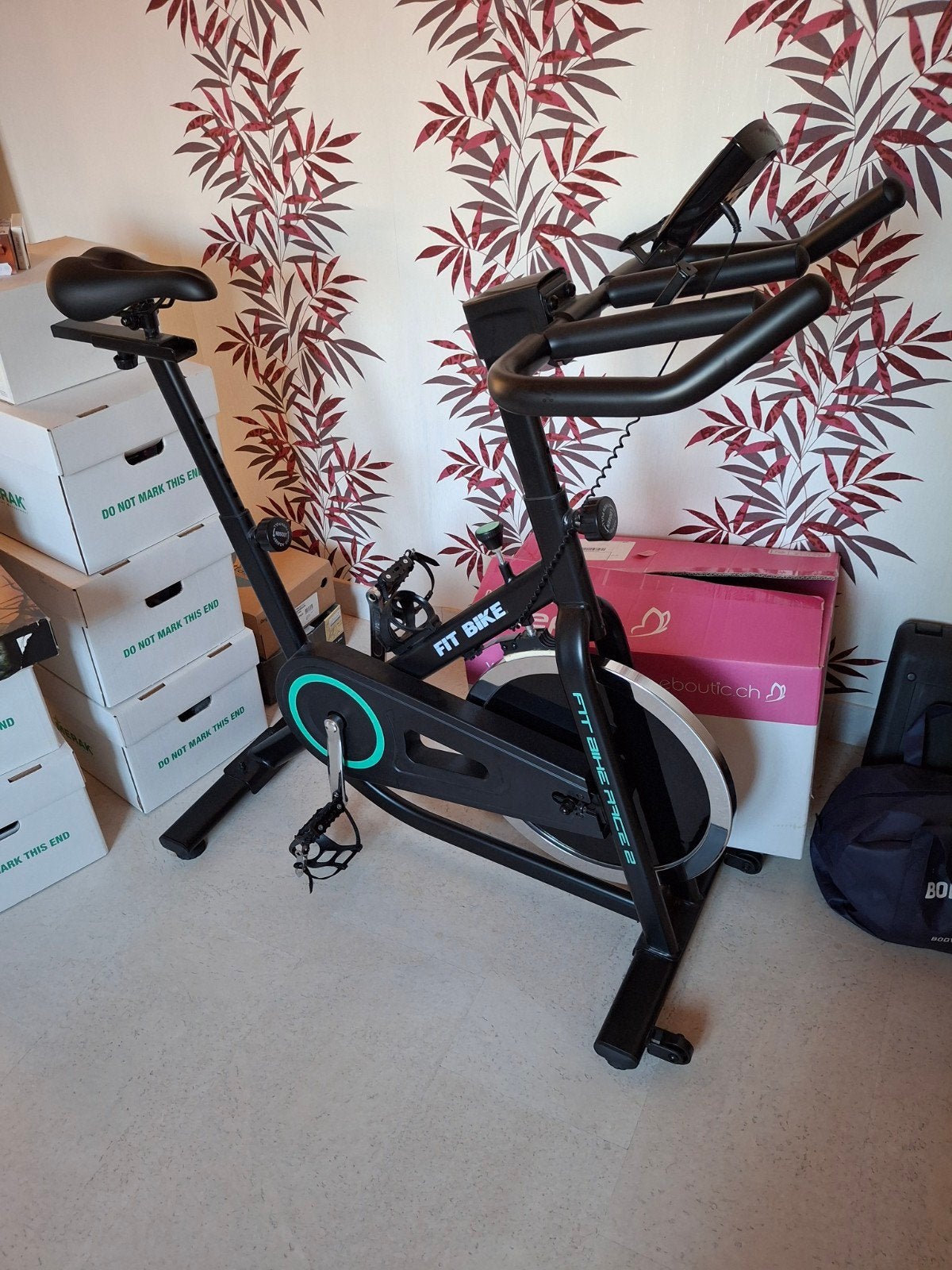 Indoor fiets Fit Bike Race Magnetic, Sport en Fitness, Ophalen, Zo goed als nieuw, Metaal, Spinningfiets