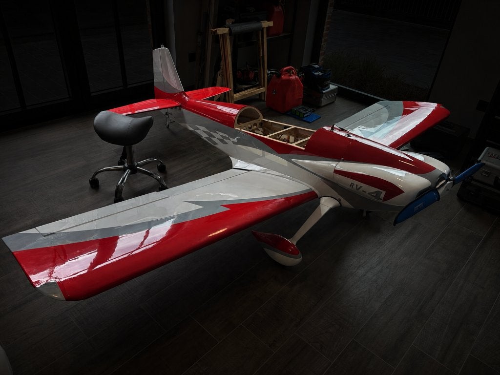 *** Grupp RV4 42% ***, Hobby en Vrije tijd, Modelbouw | Radiografisch | Vliegtuigen, Ophalen, Zo goed als nieuw, Benzine