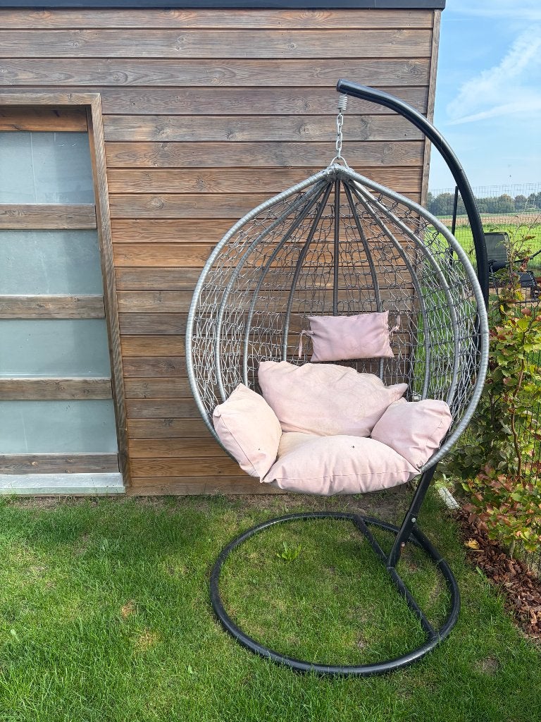 Hangstoel tuin, Tuin en Terras, Ophalen, Gebruikt, Wicker