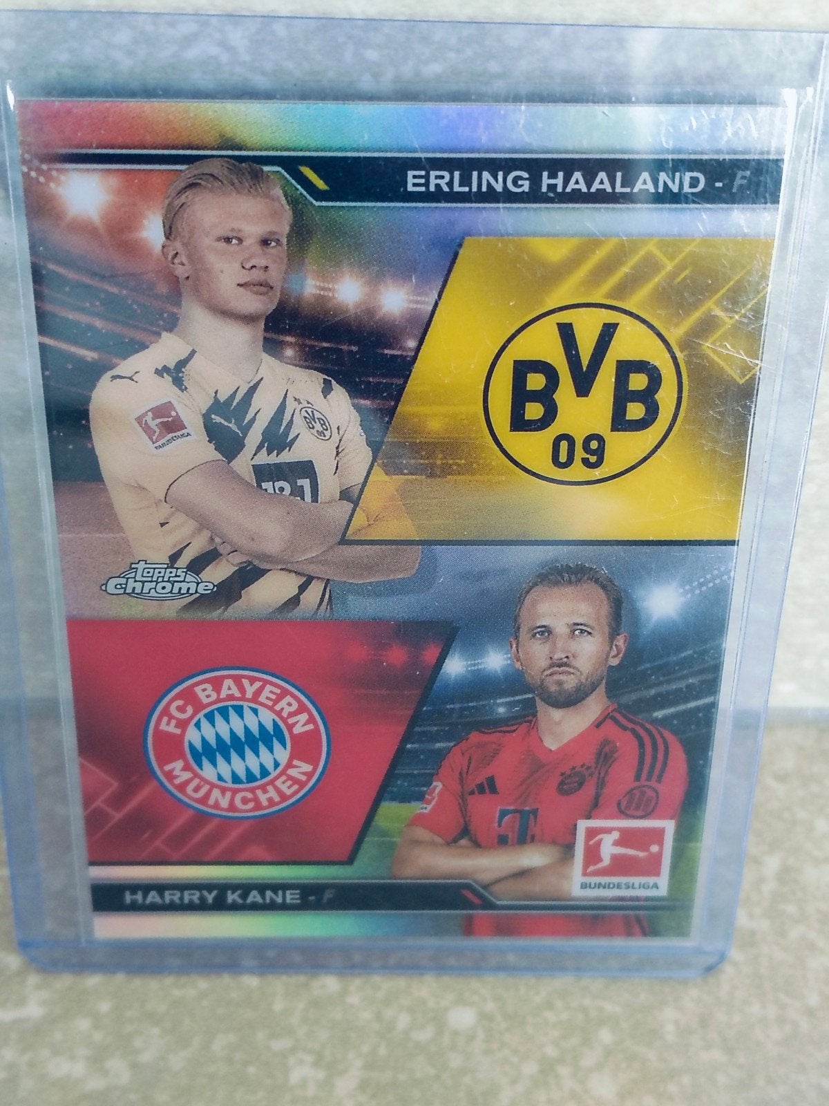 Topps Bundesliga Haaland en Harry Kane, Hobby & Loisirs créatifs, Autocollants & Images, Envoi