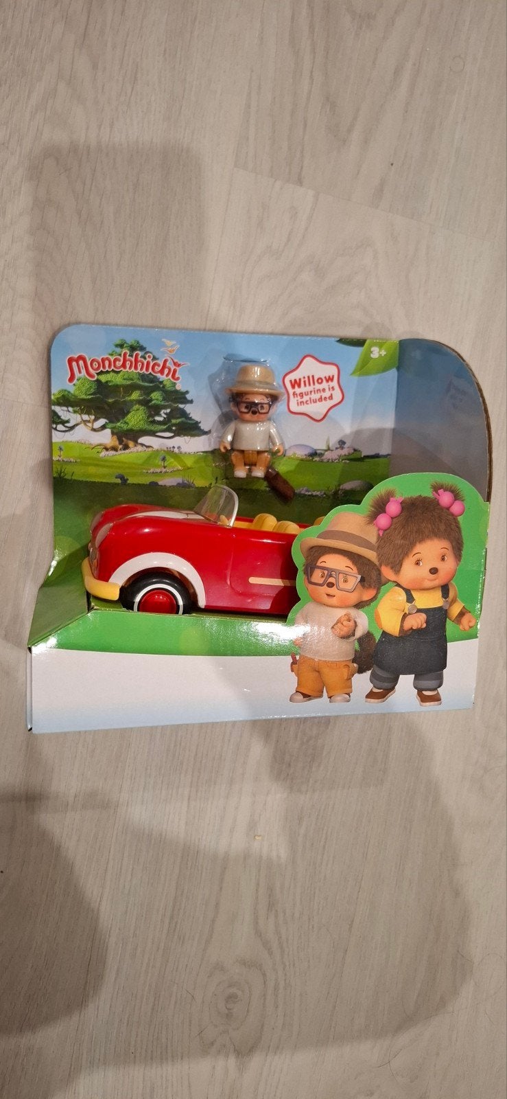 Monchhichi auto en willow figuur, Enlèvement