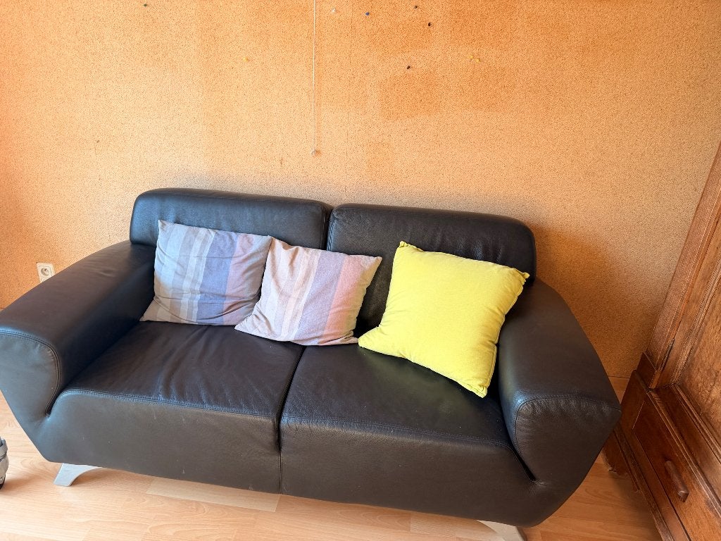 Tweezit, Huis en Inrichting, Zetels | Zetels, Ophalen, Leer