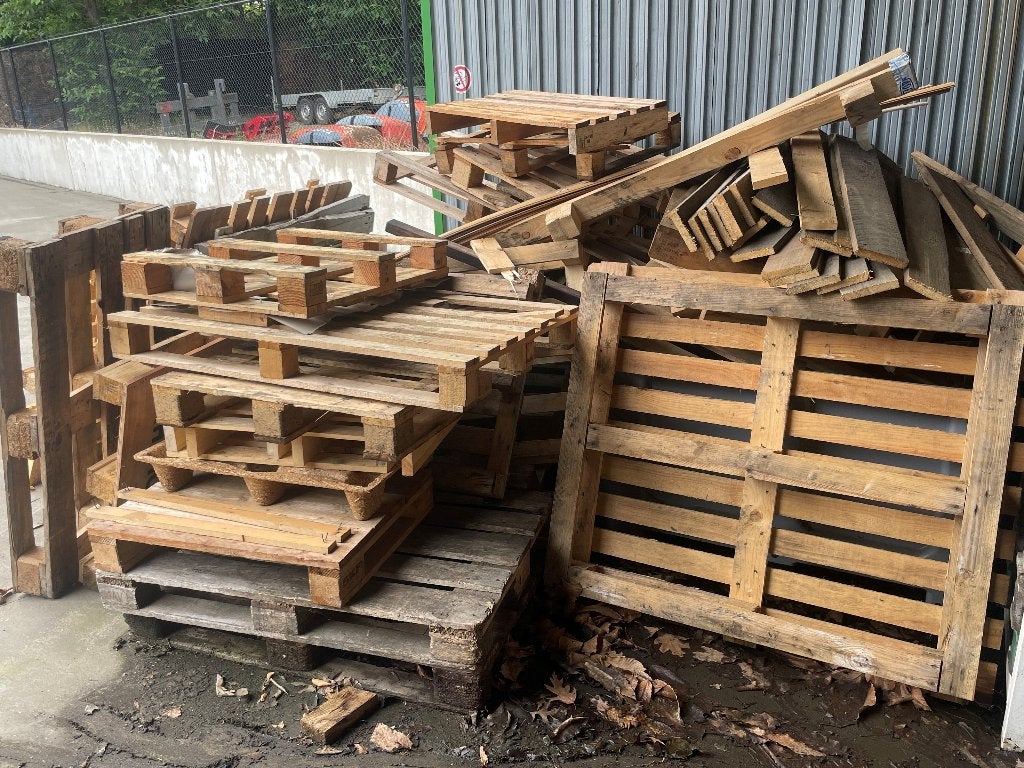 GRATIS PALETTEN HOUT, Jardin & Terrasse, Bois de chauffage, Enlèvement