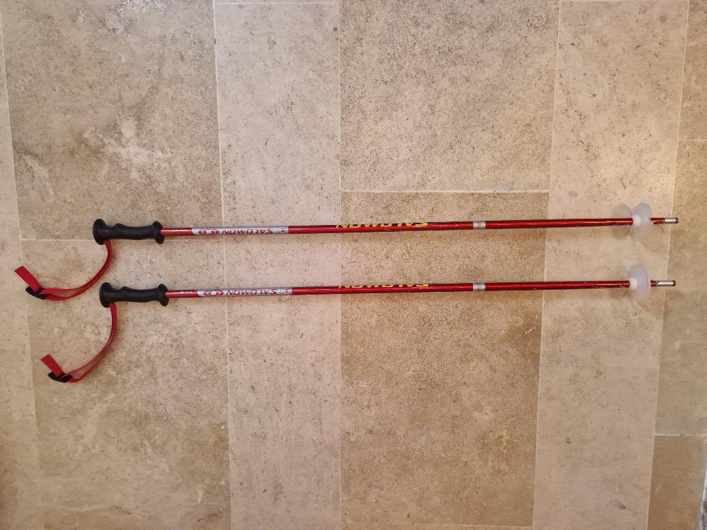 Bâtons de ski ROSSIGNOL DYNAMIC ALUMINIUM 95 cm - Occasion, Sports & Fitness, Moins de 100 cm, Rossignol, Enlèvement, Utilisé