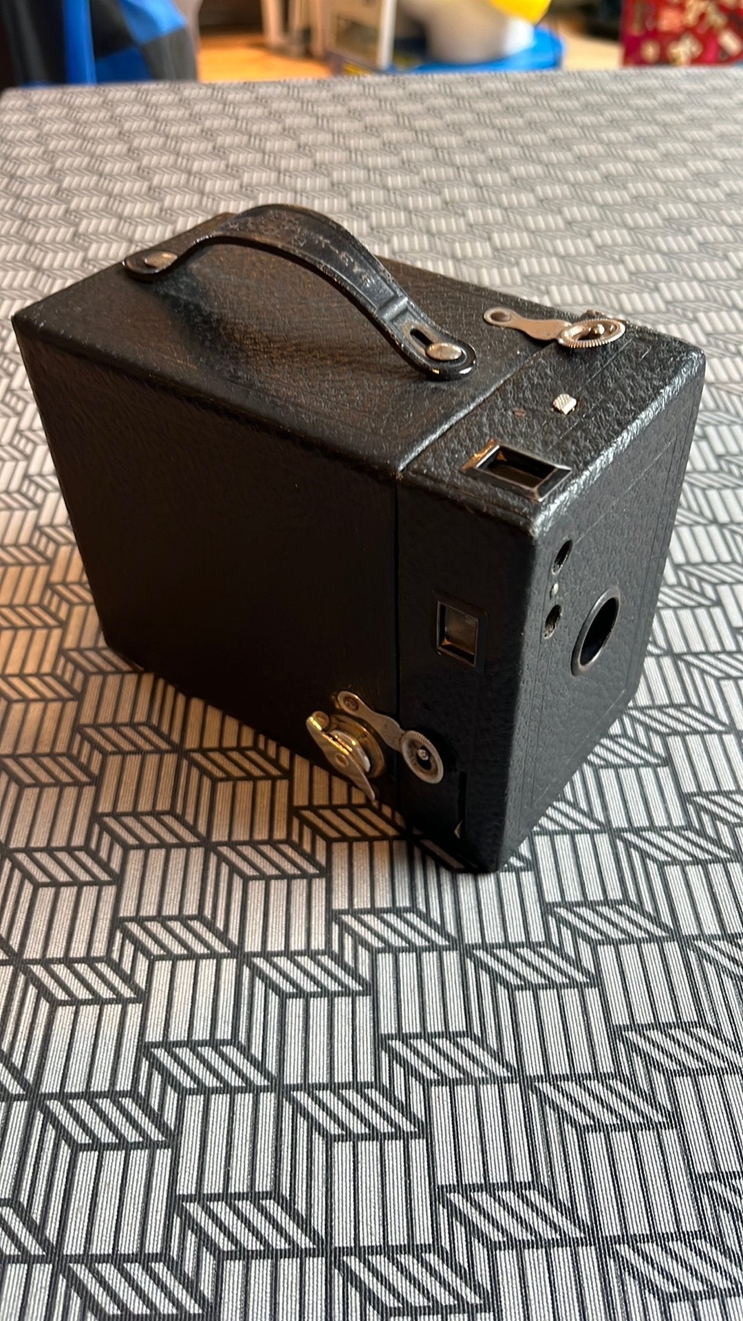 Antieke box camera, Collections, Enlèvement ou Envoi, 1980 à nos jours, Appareils photo