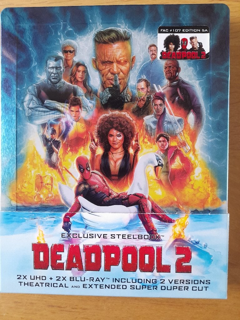 Deadpool 2 4K steelbook filmarena, Verzenden, Film, Science Fiction en Fantasy, 4K Ultra HD Blu-ray