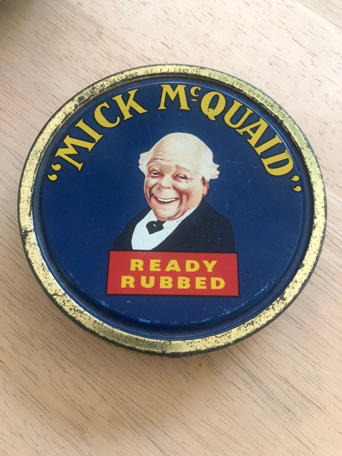 Boîte à tabac Mick Mc Quaid, Enlèvement ou Envoi