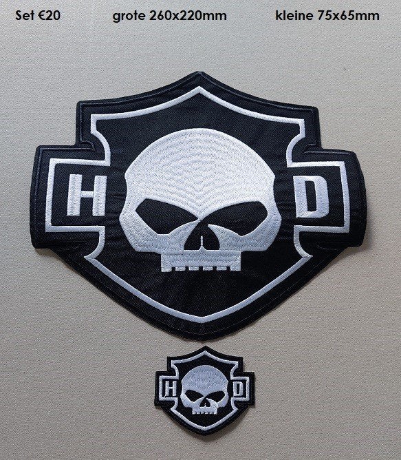 Set Harley Davidson Patches, Motos, Accessoires | Autre, Enlèvement, Neuf