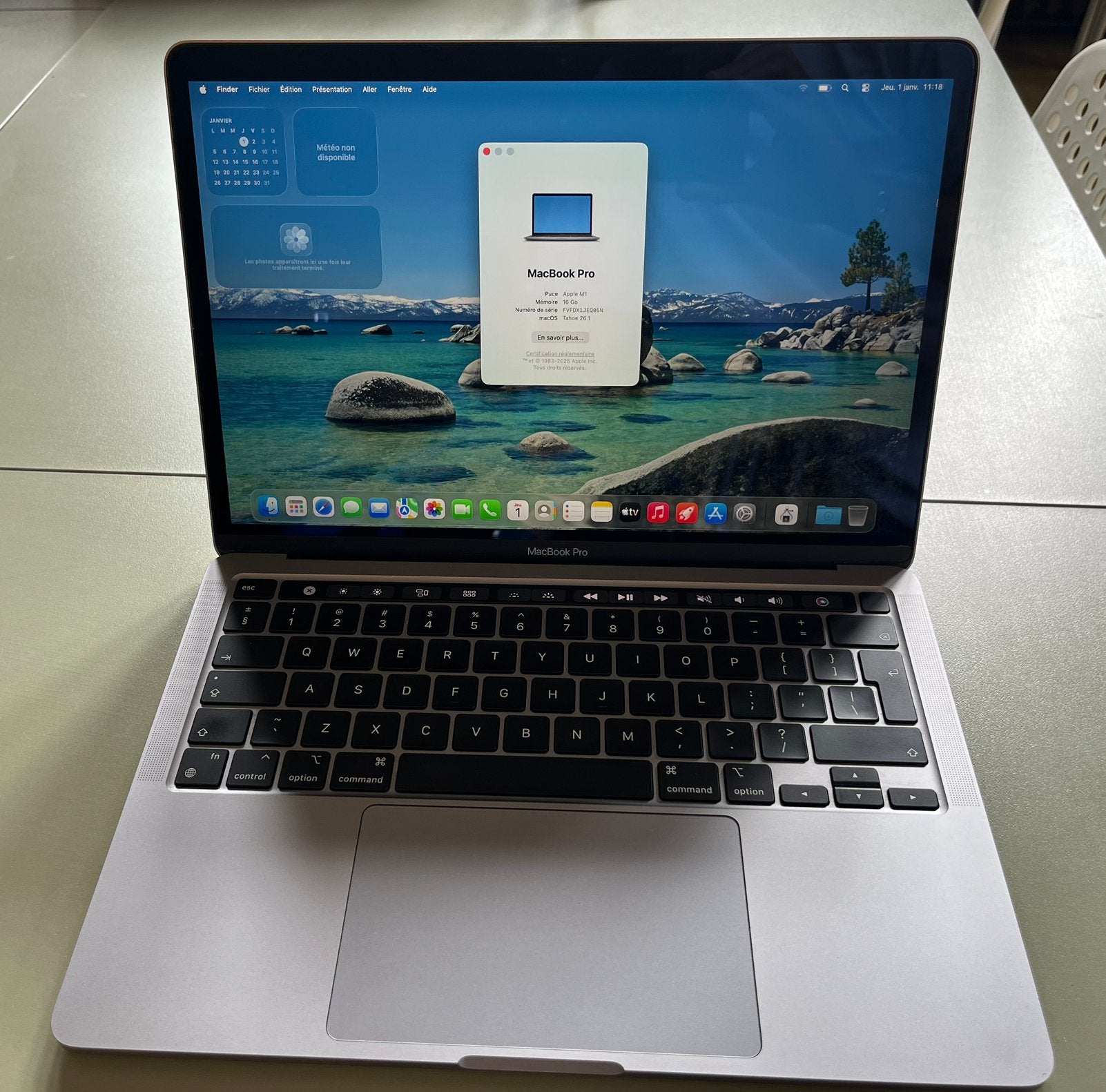 MacBook Pro 13-inch M1 — 16 GB RAM — 256 GB SSD — QWERTY, Computers en Software, Apple Macbooks, Gebruikt, Qwerty, 512 GB, Ophalen of Verzenden