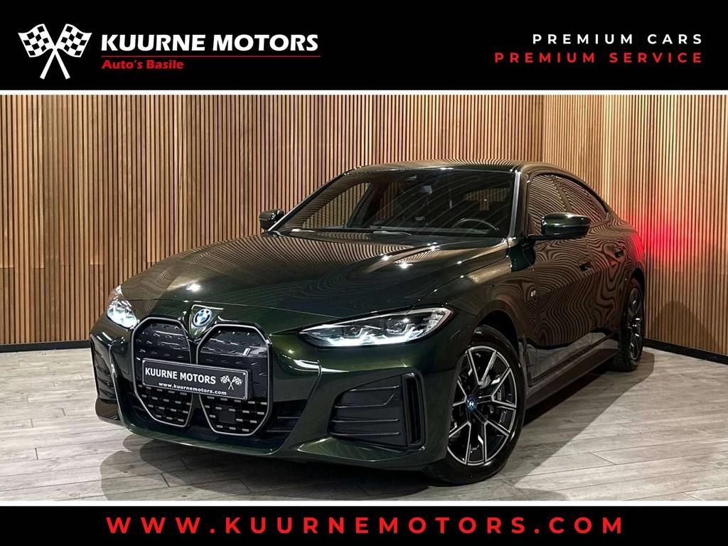 BMW i4 eDrive40 M Pack Alu18"/Led/Leder/Pdc/Cam/Hud/Carplay, Auto's, BMW, Lichtsensor, Gebruikt, 340 pk, Leder