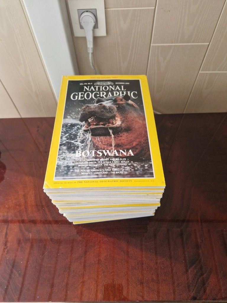 National Geographic tijdschriften (1989 - 1991), Boeken, Tijdschriften en Kranten, Ophalen, Gelezen