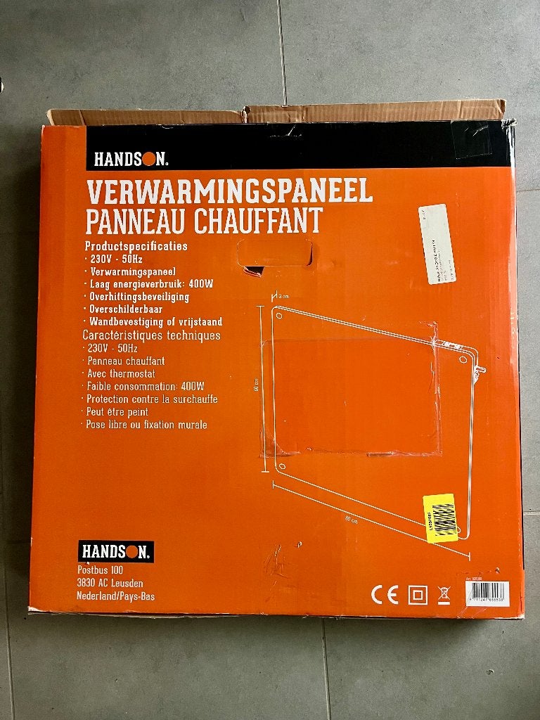 verwarmingspaneel, Enlèvement, Utilisé