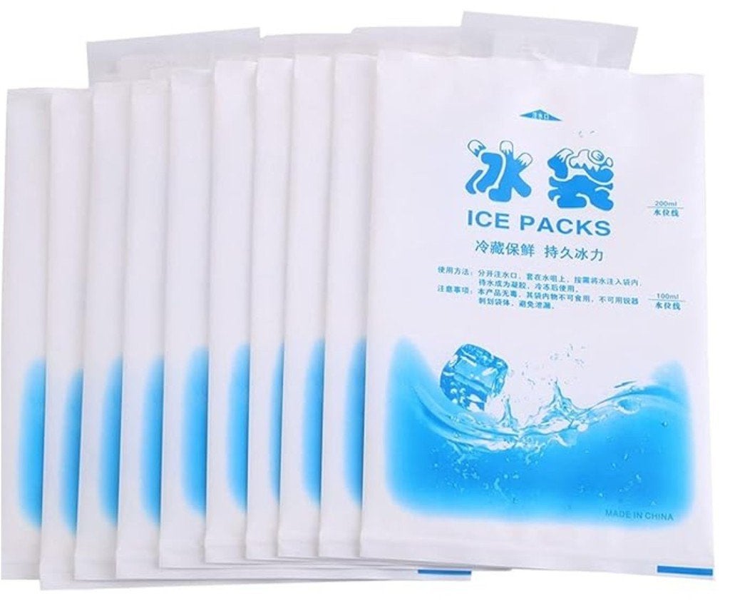 Packs de Glace / Sacs de Refroidissement en Gel (100/200mL), Enlèvement