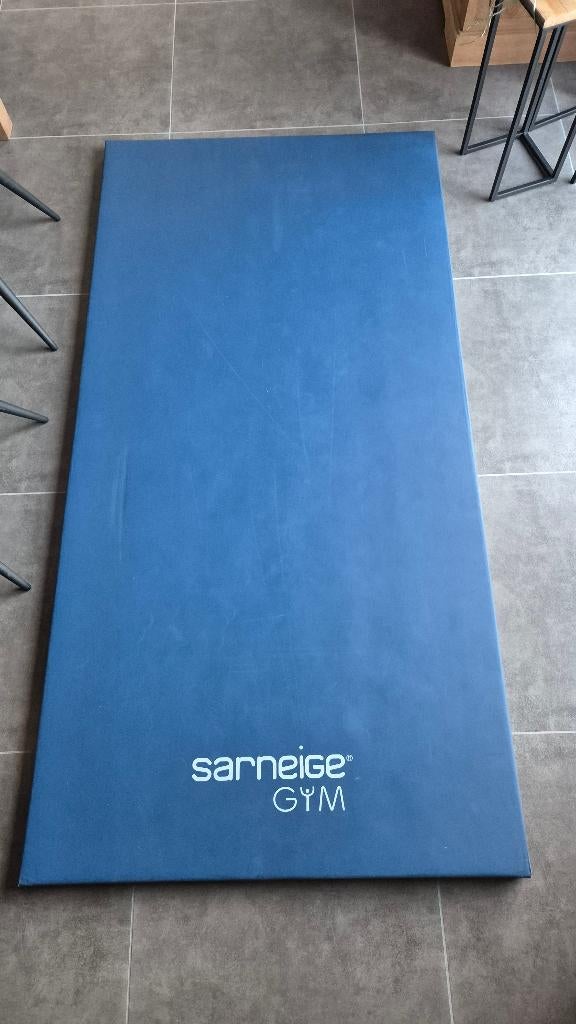 Turnmat 200 x 100 x 4 cm, Sports & Fitness, Gymnastique, Enlèvement, Comme neuf, Bleu, Matériel