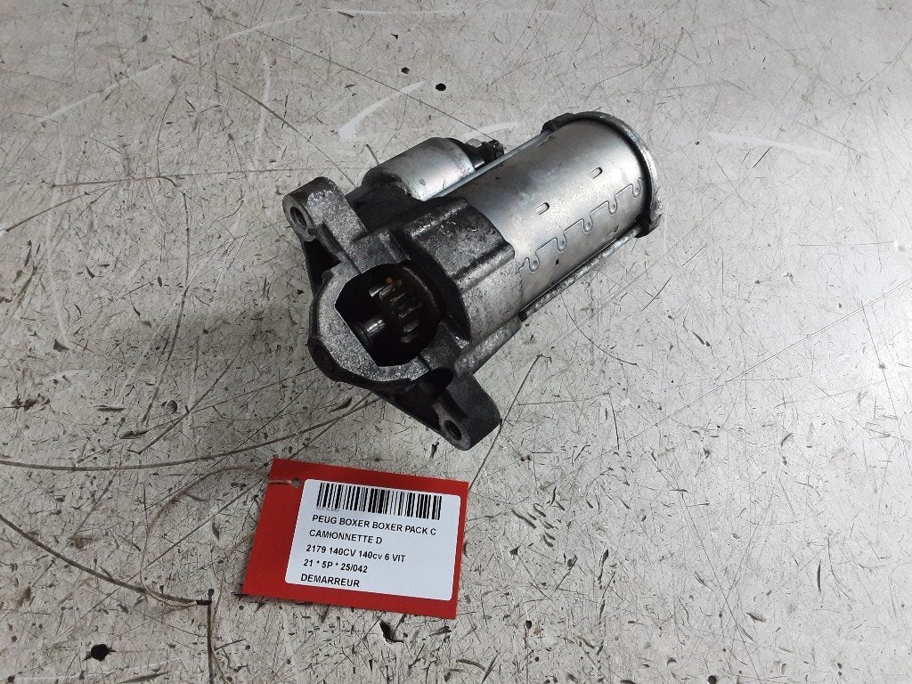 DÉMARREUR Peugeot Boxer (U9) (01-2006/12-2023) (9826048080), Mevr. I. Hauben, Utilisé, Rue de l'Espoir 34 34
4030  GRIVEGNÉE, BE