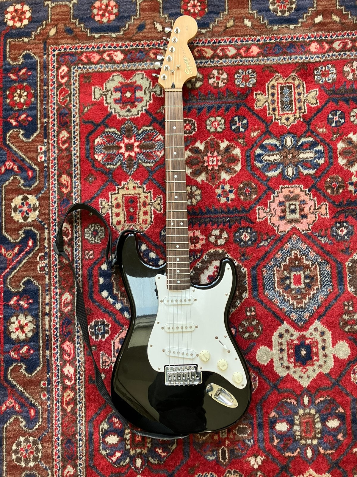 Stratocaster Fender Squier Affinity Strat, Musique & Instruments, Enlèvement, Comme neuf, Solid body, Fender