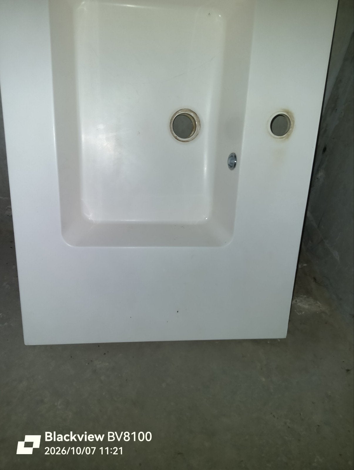 évier BLANC SDB 80 cm, Maison & Meubles, 25 à 50 cm, Lavabo ou Évier, Moins de 100 cm, Enlèvement