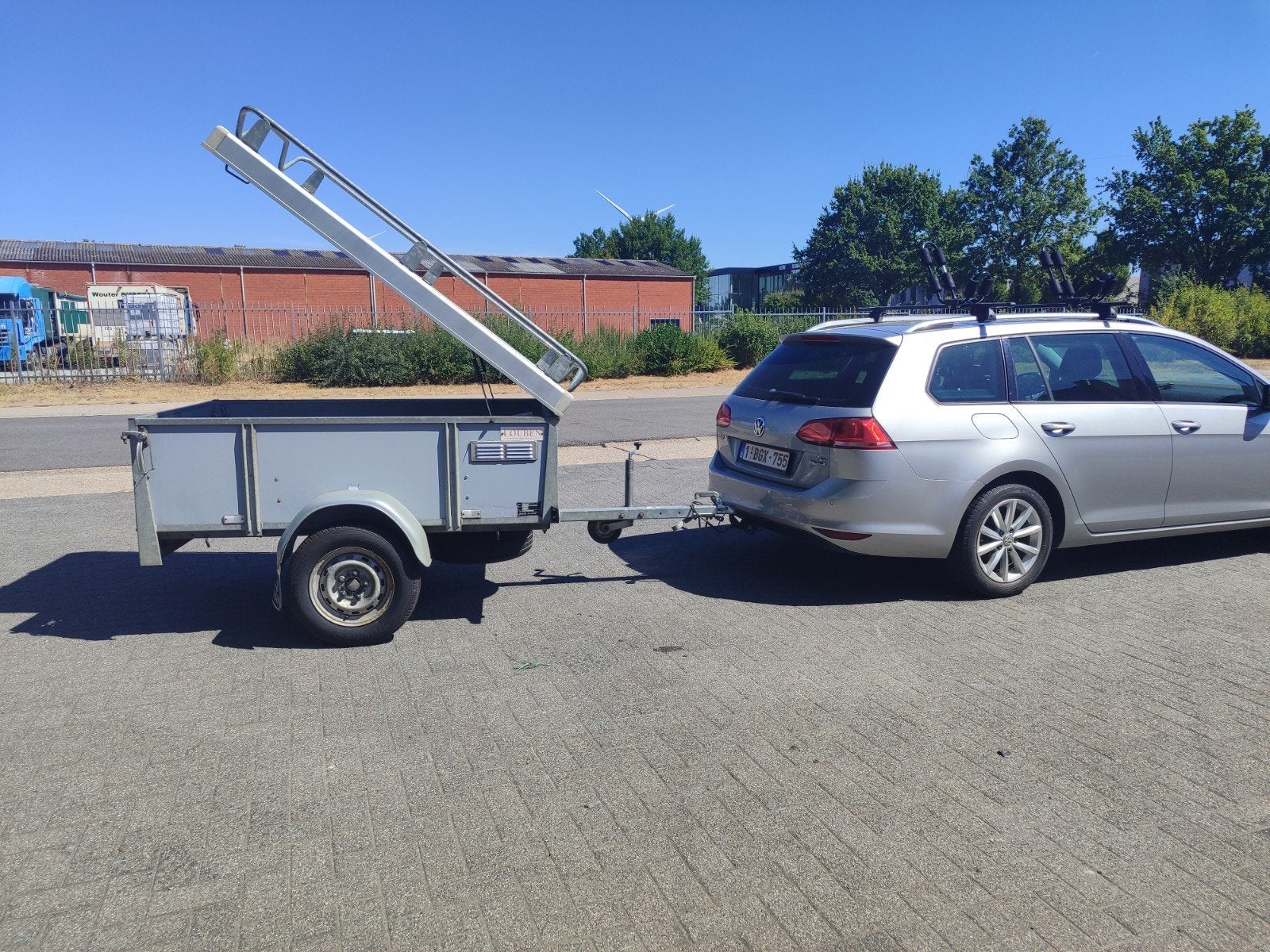 saris bagage gesloten aanhangwagen, Autos : Divers, Remorques, Enlèvement
