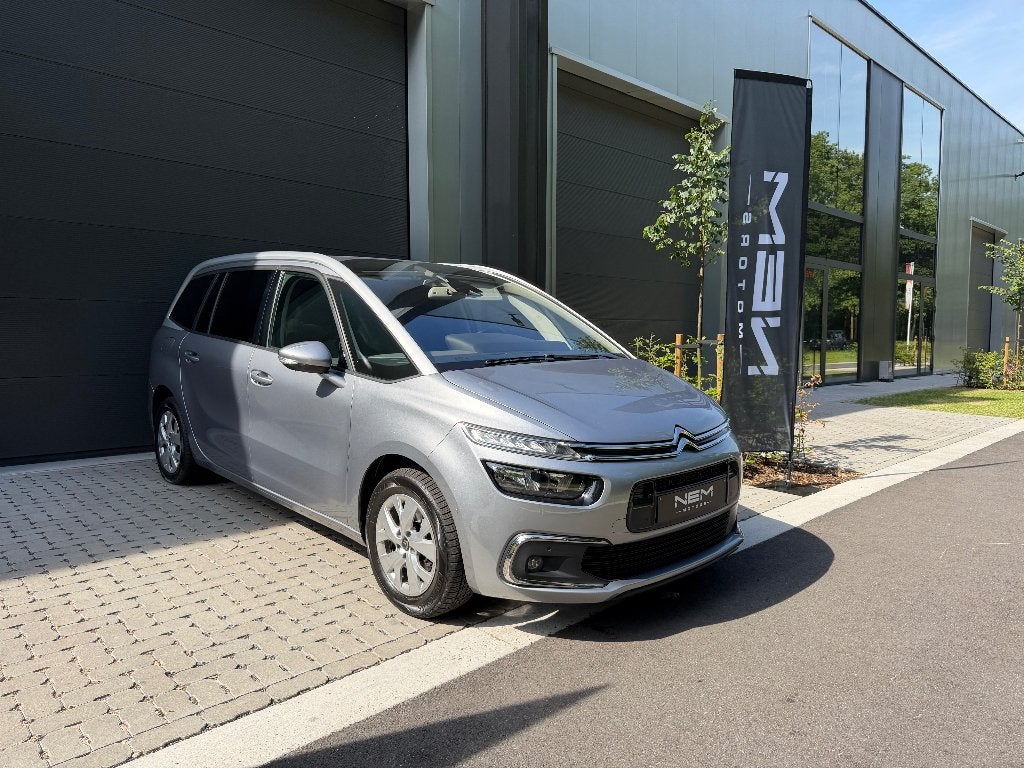 Citroen Grand C4 SpaceTourer 1.2 Shine S,GARANTIE,AIRCO,NAVI, Auto's, Citroën, Voorwielaandrijving, 118 g/km, https://public.car-pass.be/vhr/8ab636b1-0f68-402c-b292-6d8c791ff298