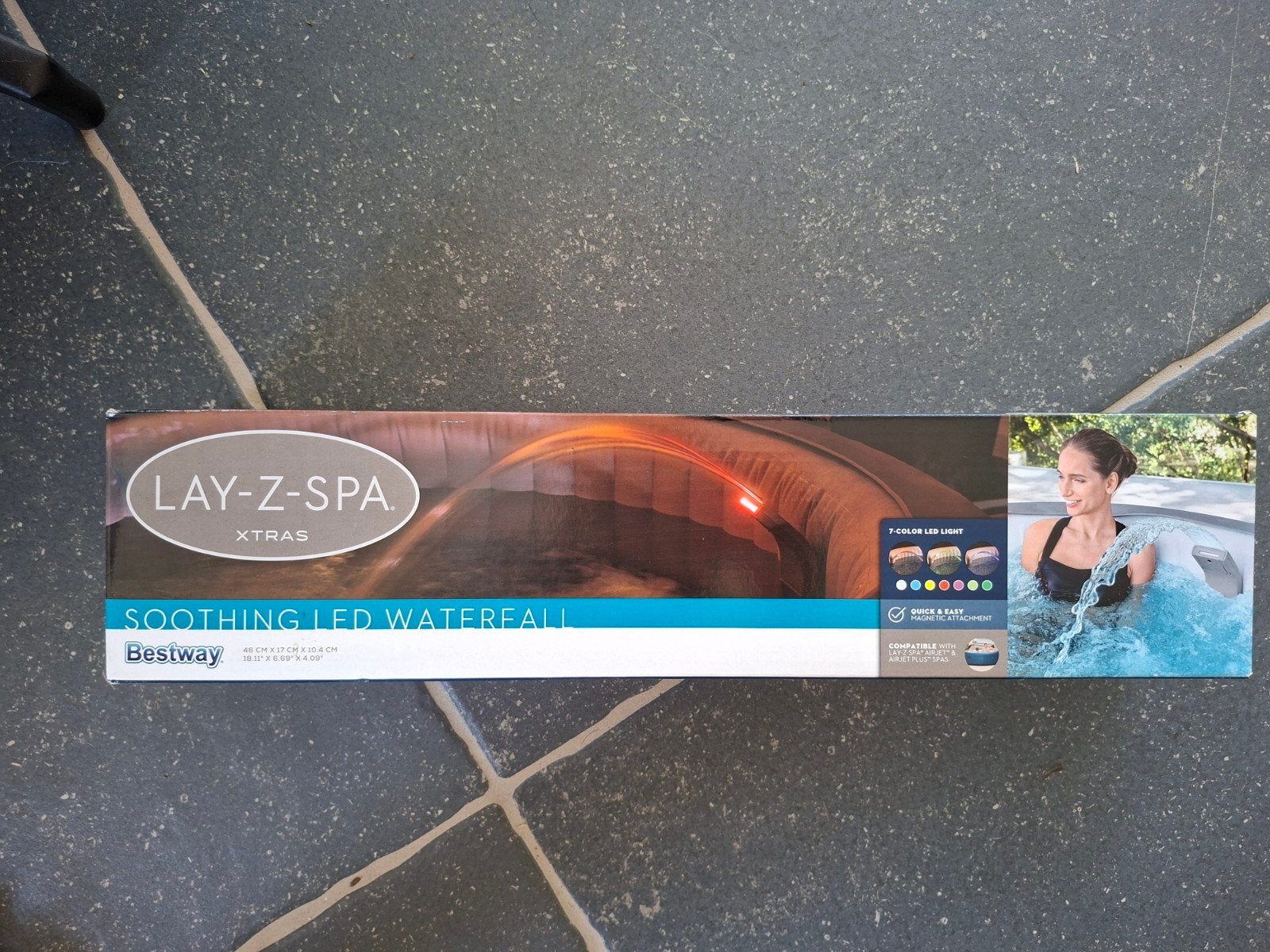 Lay-z-spa soothing led waterfall., Ophalen