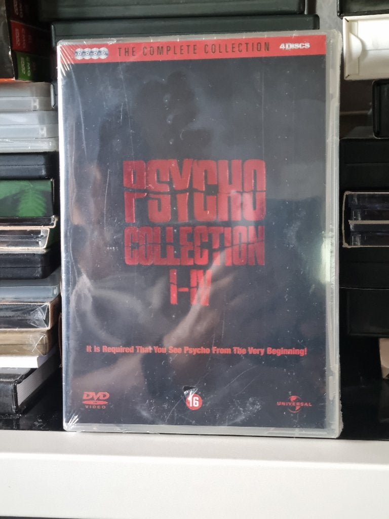 Psycho Collection I tot IV, Cd's en Dvd's, Ophalen of Verzenden, Nieuw in verpakking, Engels, Italiaans