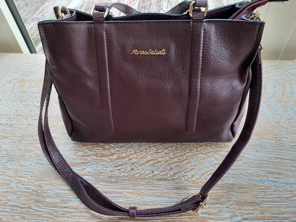 Royale toffe hand/schoudertas MARINA GALANTI, Envoi, Comme neuf, Autres couleurs, Sac à bandoulière