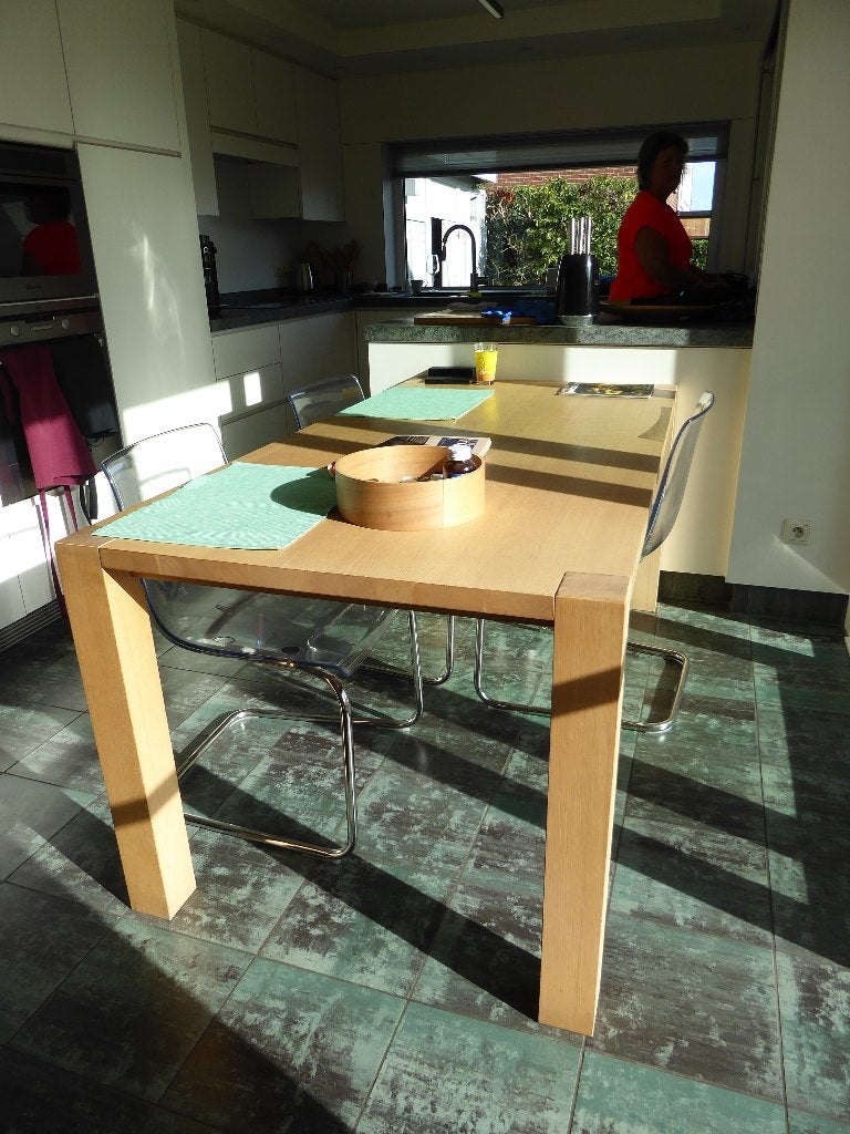 eettafel, Huis en Inrichting, Ophalen, Gebruikt, 50 tot 100 cm, Landelijk