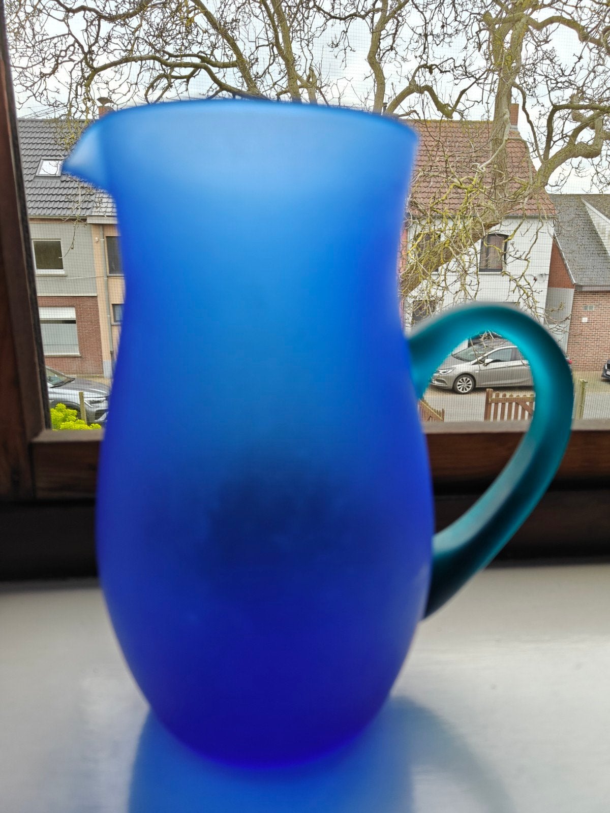 Glazen vaas/kan, Ophalen of Verzenden