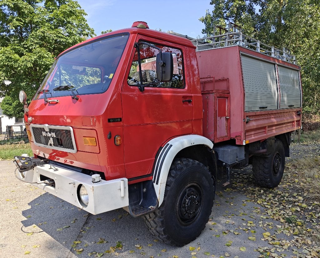 MAN 8.136 FAE basisvoertuig voor Overland of Expeditietruck, Caravans en Kamperen, Particulier, Standkachel, Handgeschakeld, Diesel
