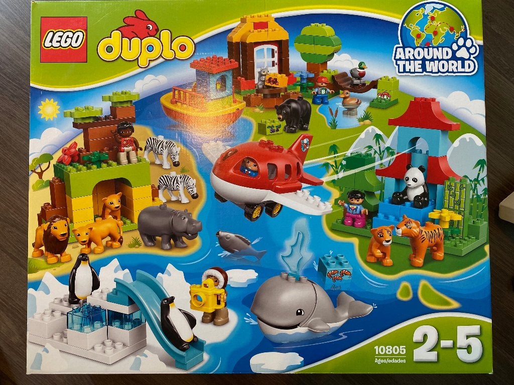 Lego Duplo around the world set, Ophalen, Overige thema's, Zo goed als nieuw, Complete set