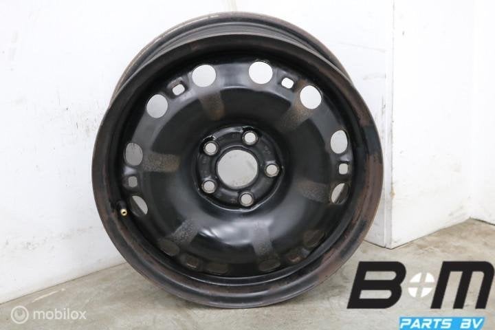 1 losse 15 inch stalen velg VW Polo 6R / 6C 6R0601027D, Auto-onderdelen, Gebruikt, Velg(en)