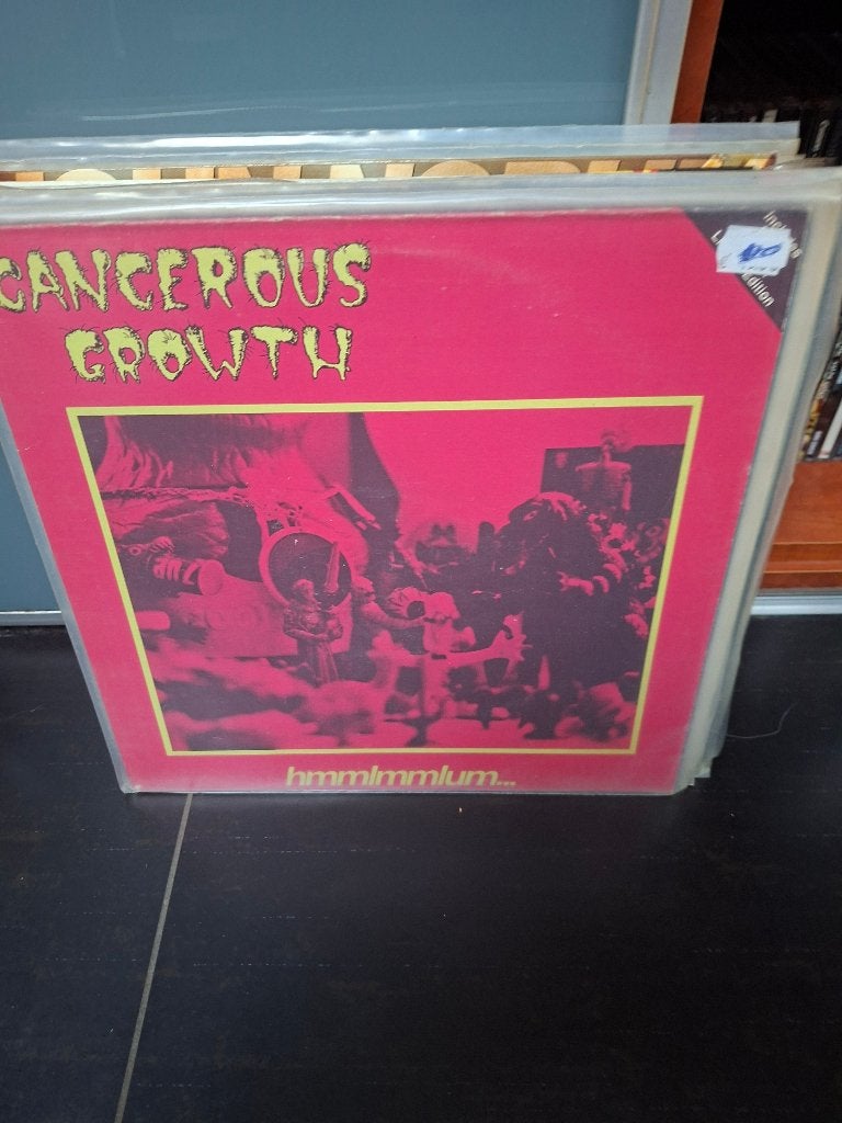lp - cancerous growth - hmmlmmlum, Enlèvement ou Envoi, Hardcore, Utilisé, Housse de protection extérieure