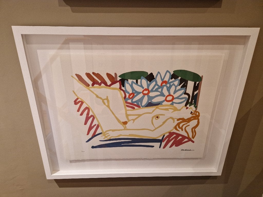 Tom Wesselmann " Claire with Wesselmann", Antiek en Kunst, Kunst | Litho's en Zeefdrukken, Gelimiteerde oplage, Ophalen of Verzenden