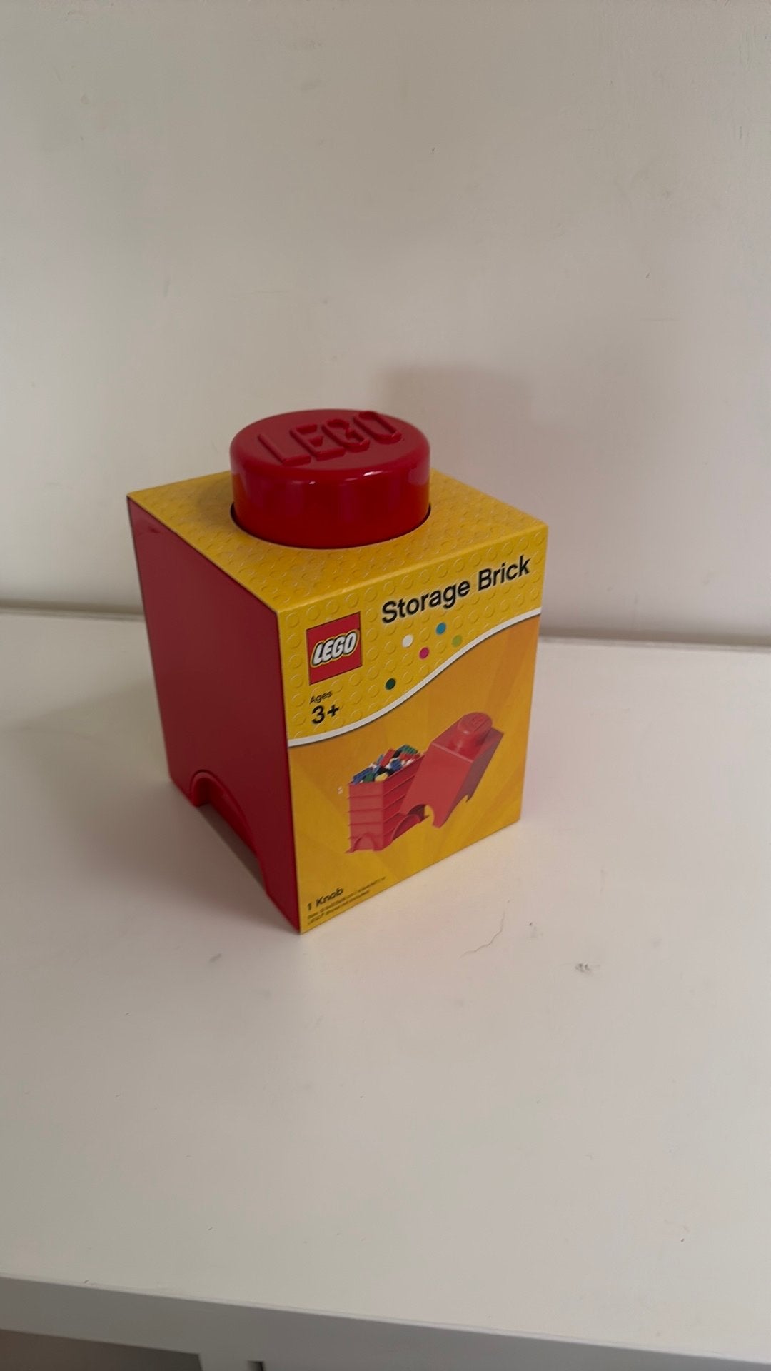 LEGO Storage Brick 1 -Rood - NIEUW, Ophalen, Lego, Overige typen, Nieuw